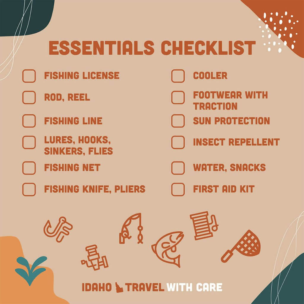 Fishing essentials checklist.
