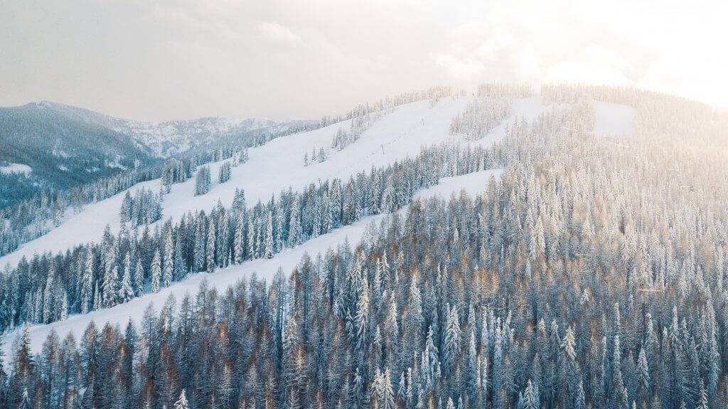 winter view of Lookout Pass Ski Area & Resort